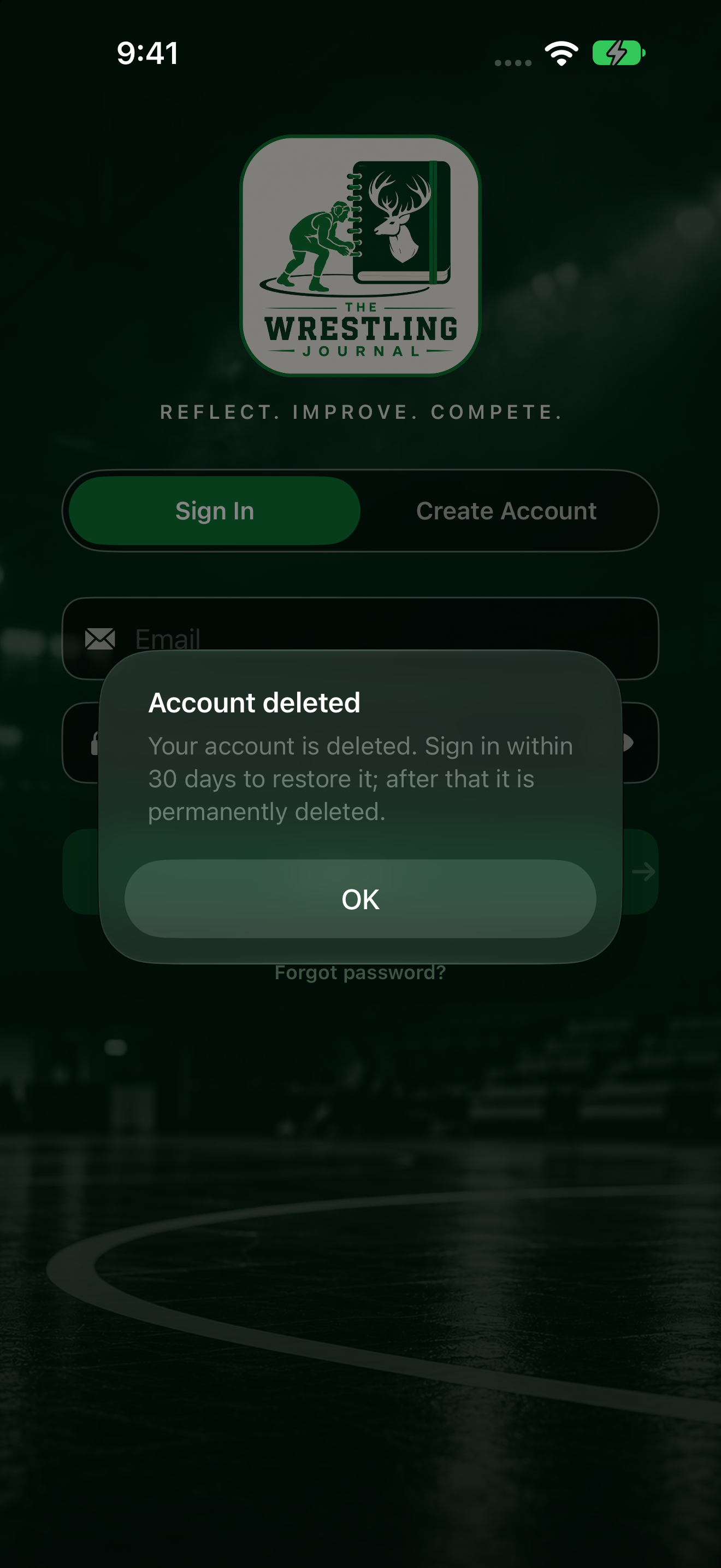 Account deleted