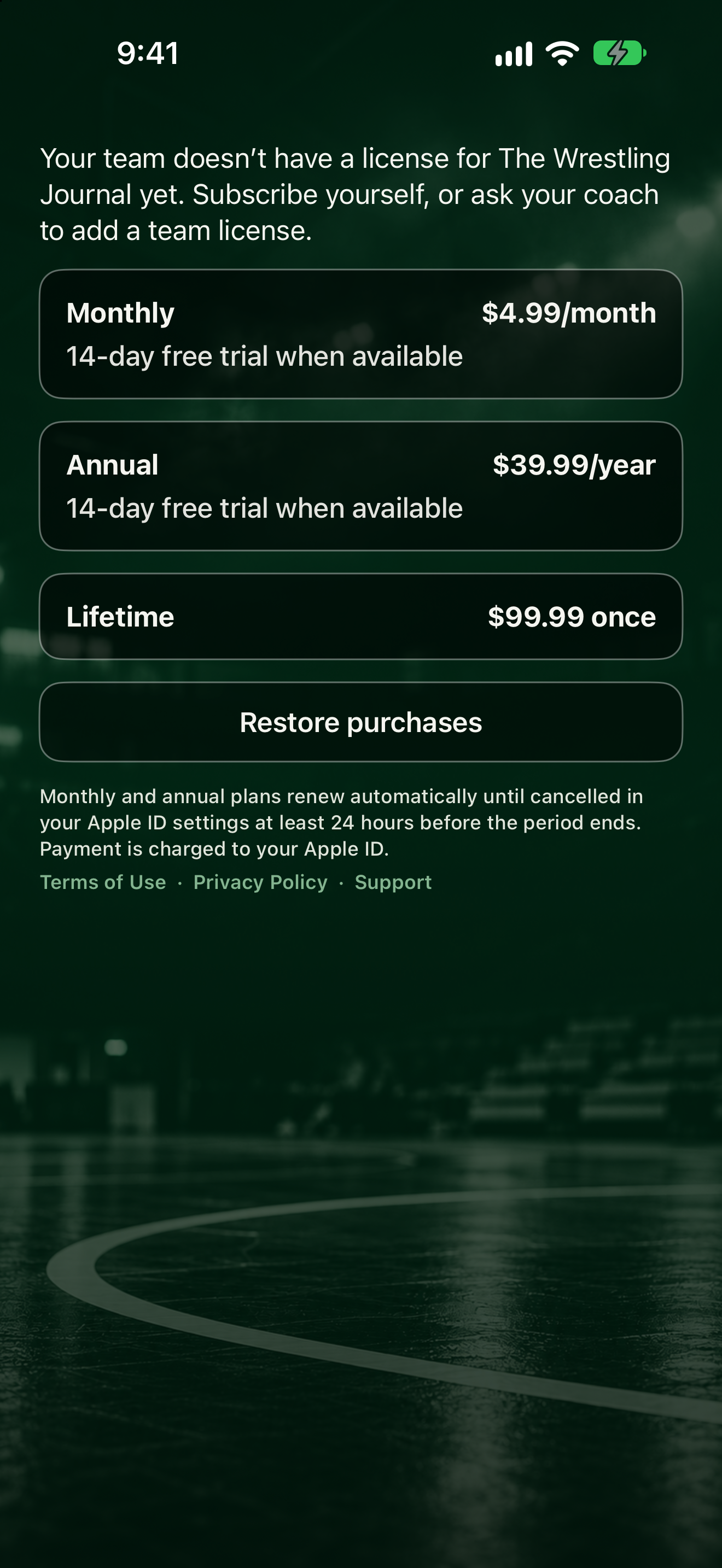 Subscription plans