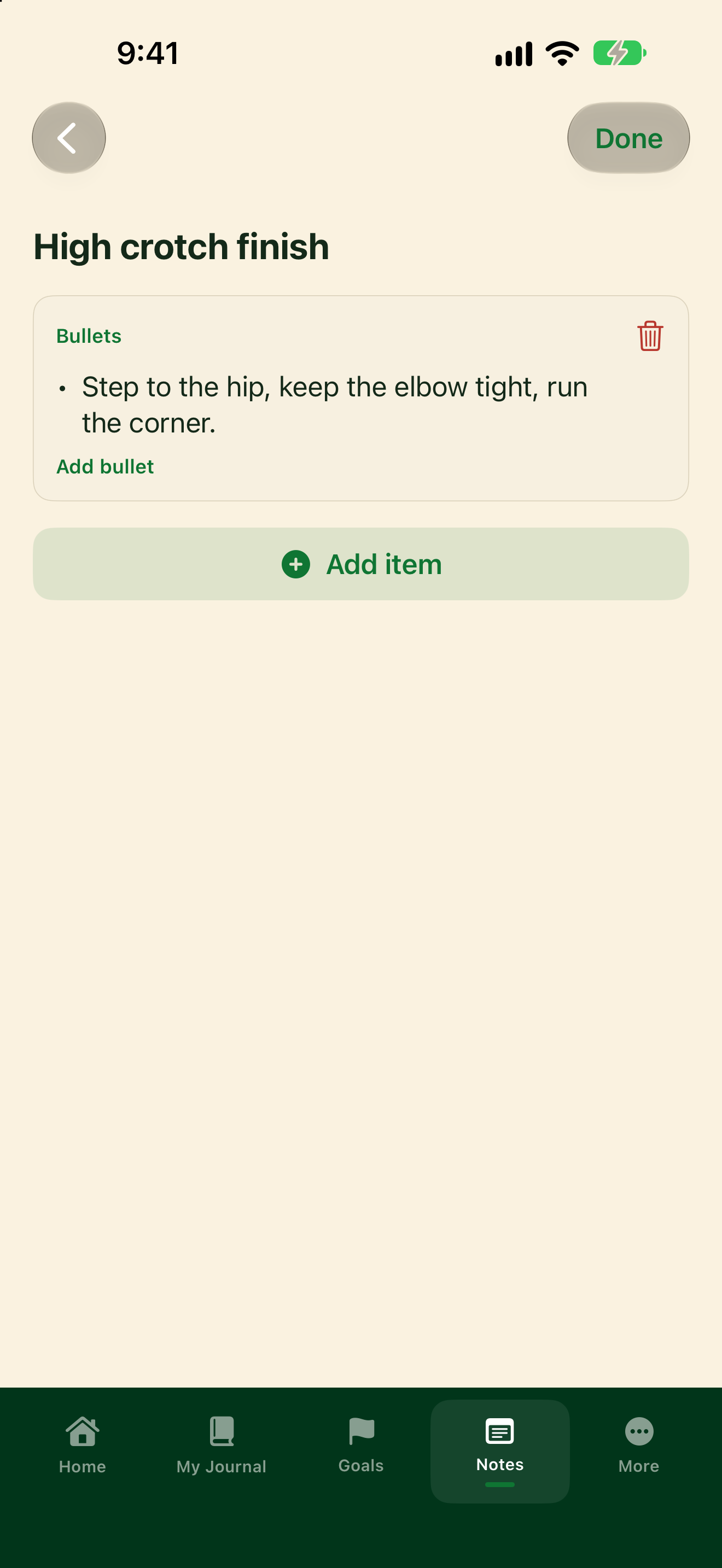 Note editor