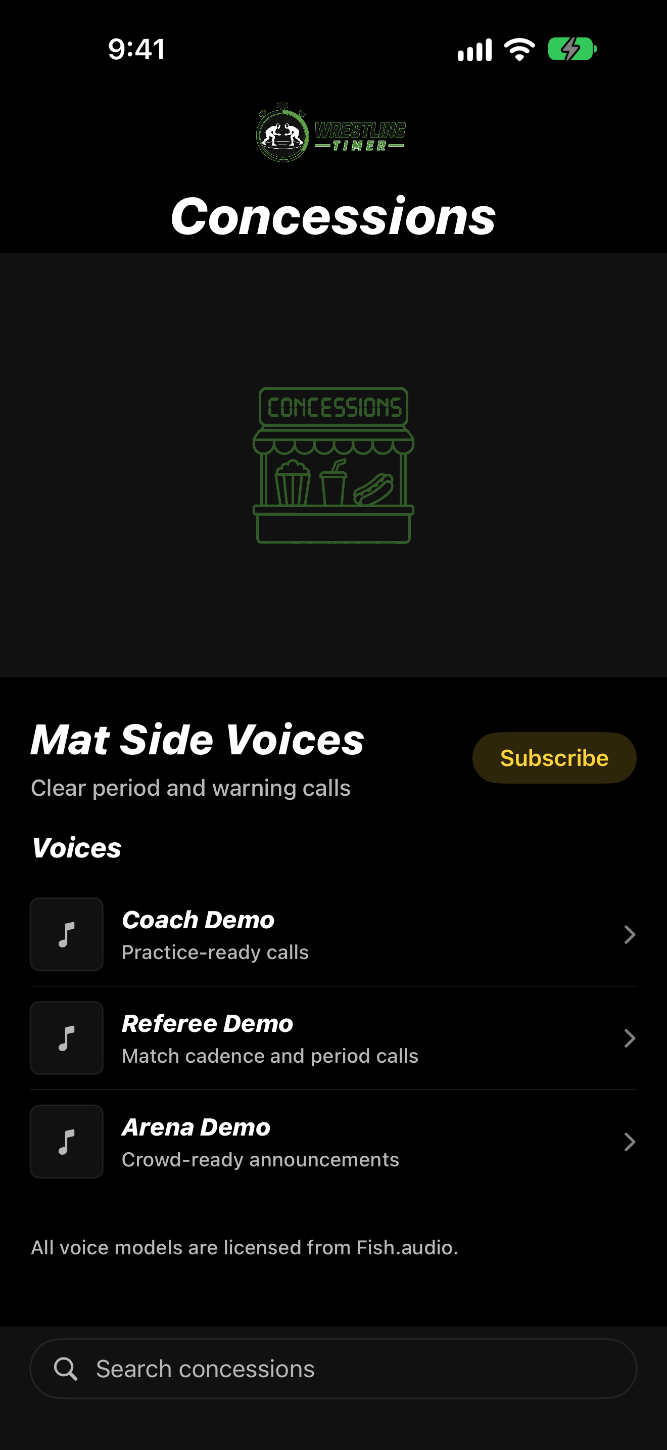 Mat Side Voices package detail
