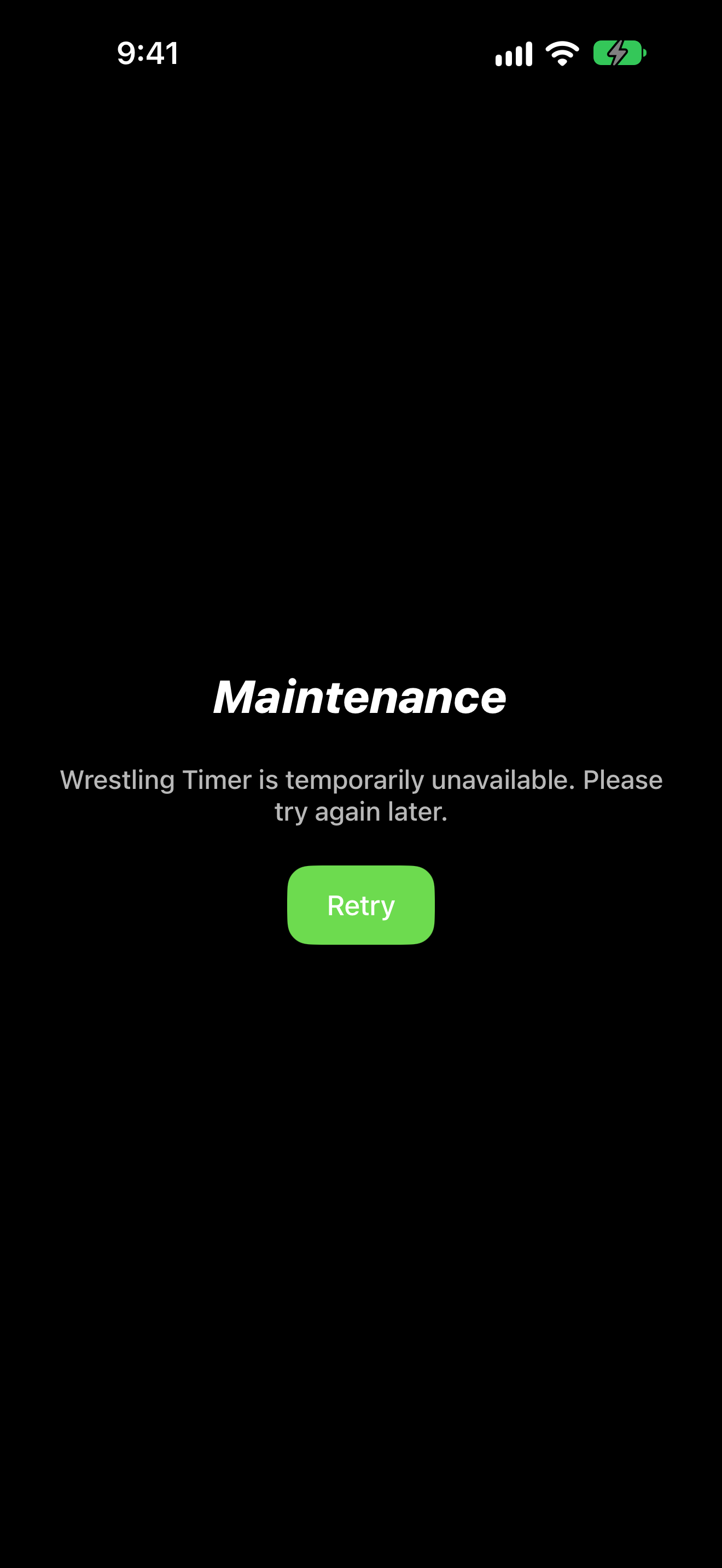 Maintenance