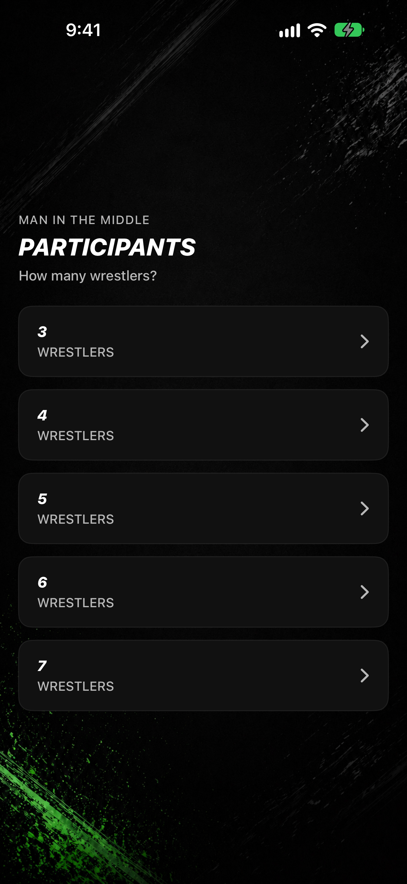 PARTICIPANTS setup