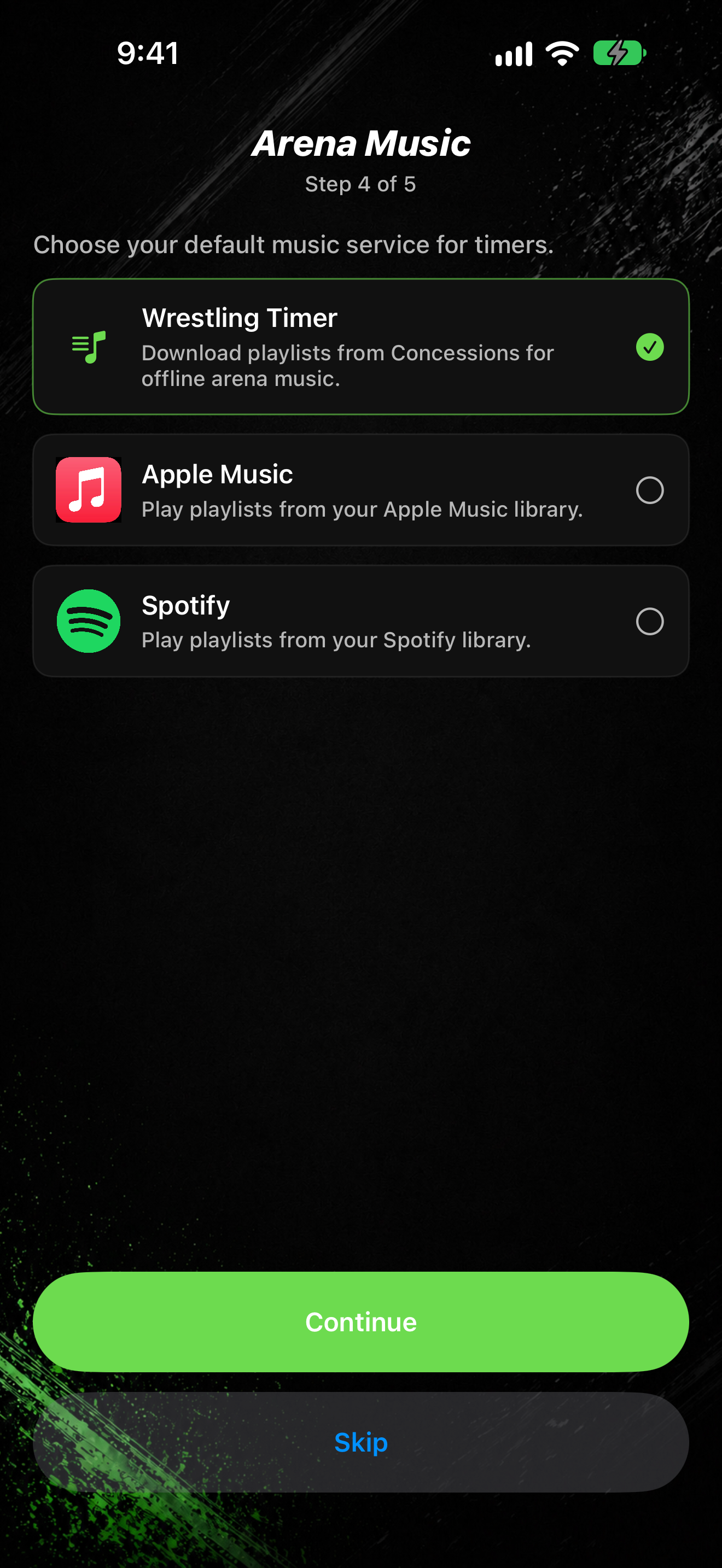 Arena Music Step 4 of 5
